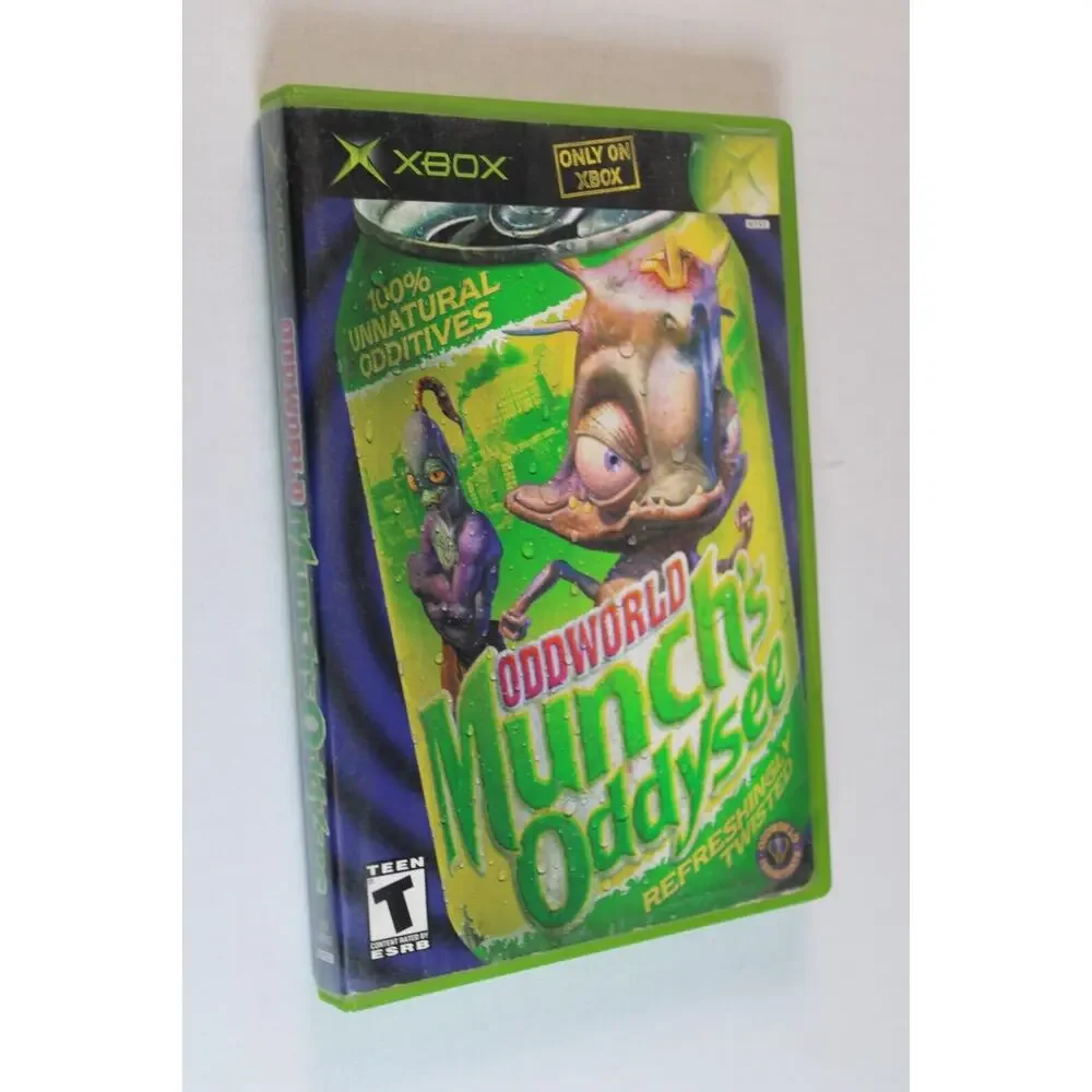 Oddworld: Munch's Oddysee (Microsoft Xbox, 2001) authentic, tested/works